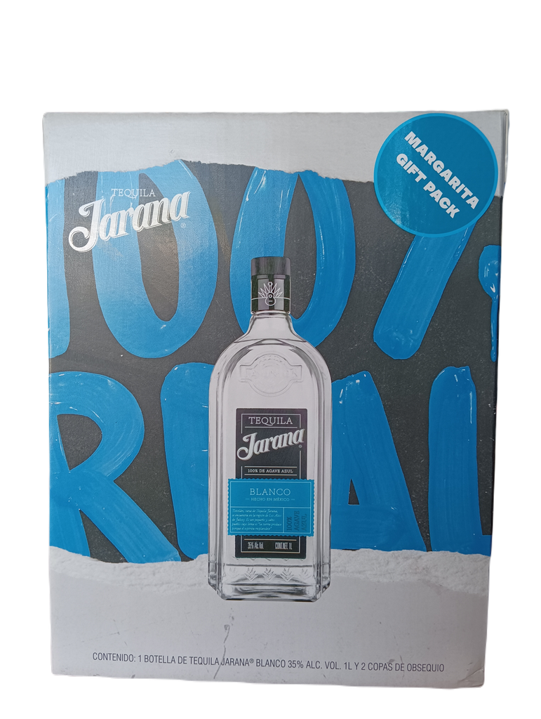 Tequila Jarana Blanco 1L + 2 Copas