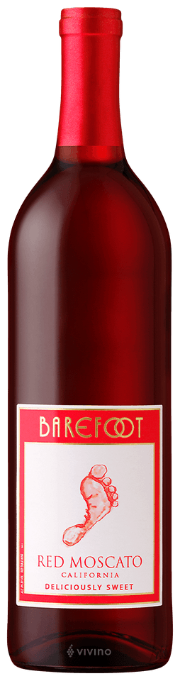 Vino Barefoot Red Moscato 750ml